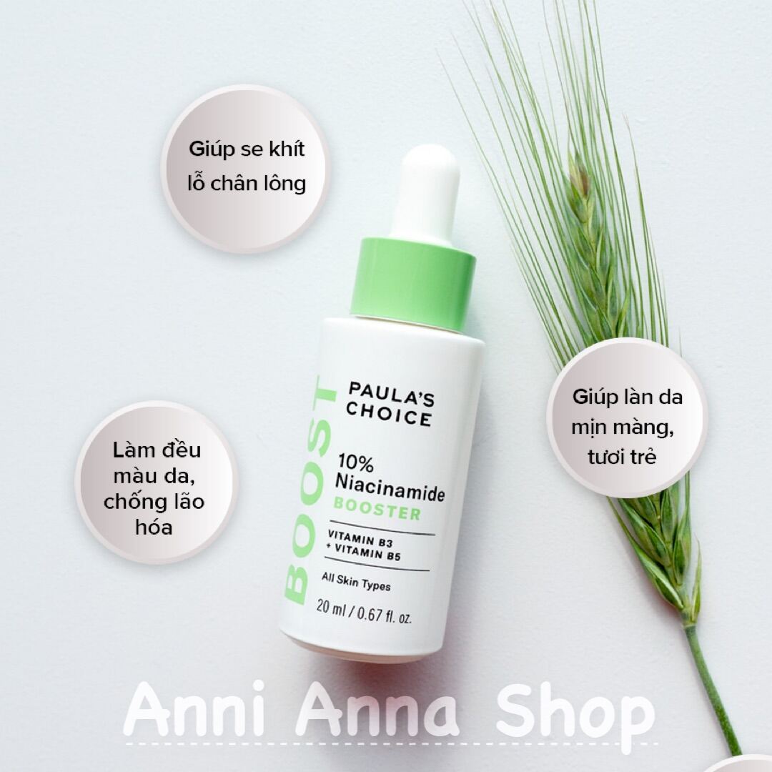 Tinh Chất Serum 10% Niacinamide Booster Se Nhỏ Lỗ Chân Lông Sáng Da Và Ngăn Ngừa Lão Hoá Da