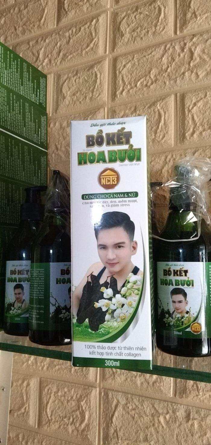 dầu gội hoa bưởi bồ kết