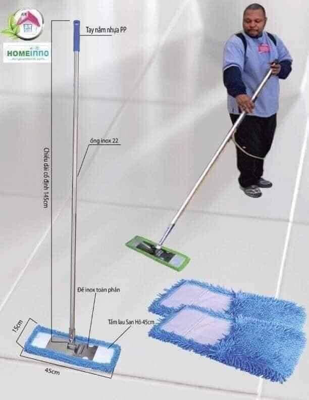 Cây lau nhà Chổi lau sàn công nghiệp