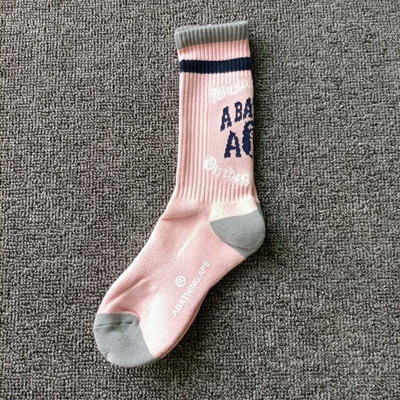 Tất bóng rổ thể thao tất bông ống cao đế khăn mặt a bathing ape socks tất cotton tinh anh bape