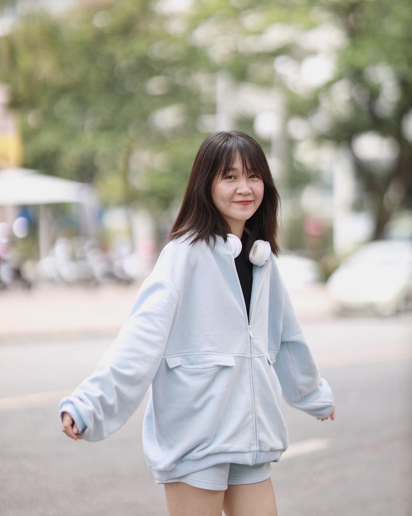 Set áo khoác thun nỉ Bomber và quần shorts RUCHAN