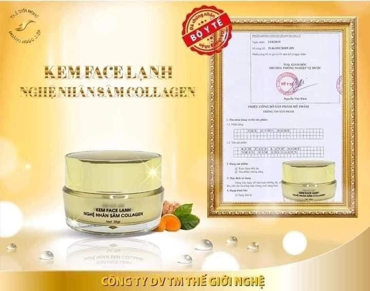 [THẾ GIỚI NGHỆ] Kem FACE LẠNH Nghệ Nhân Sâm Colagen