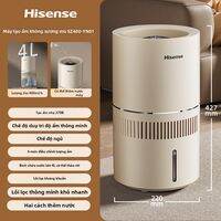 Hisense | Máy tạo độ ẩm kháng khuẩn Hisense 4L - Công nghệ bay hơi không phun sương chuyên dùng cho phòng ngủ phòng điều hòa