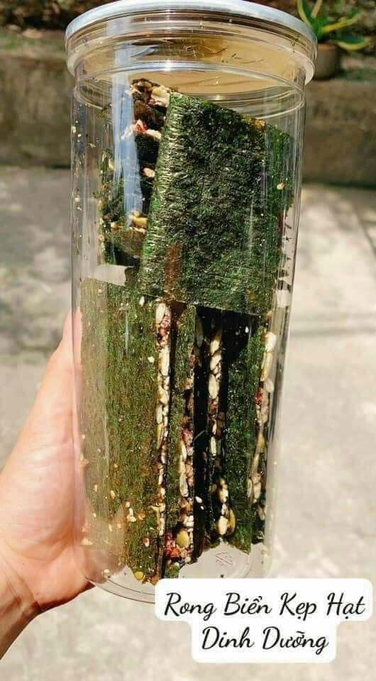 [Rẻ vô đối] Rong biển kẹp hạt dinh dưỡng 220g