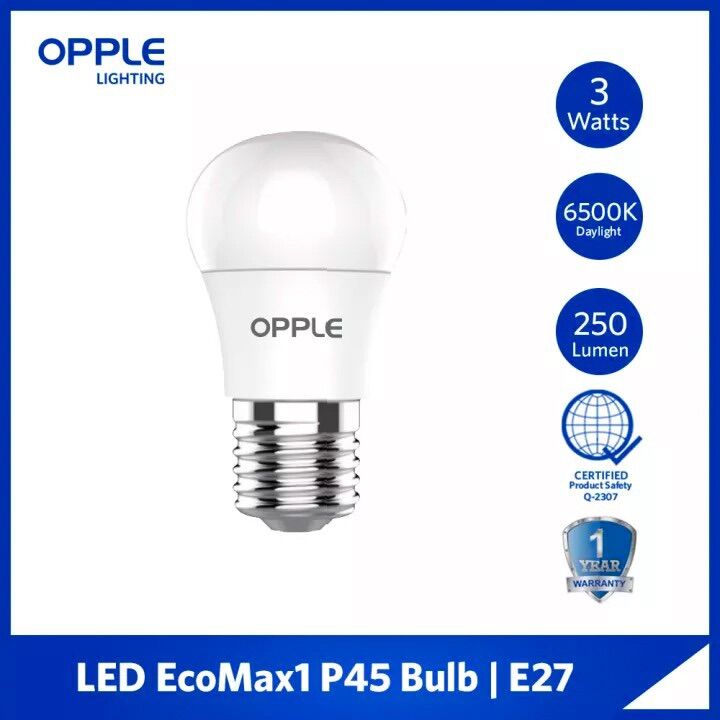 Bóng led 3w opple - bóng đèn led tròn 3w. bóng led opple chính hãng.