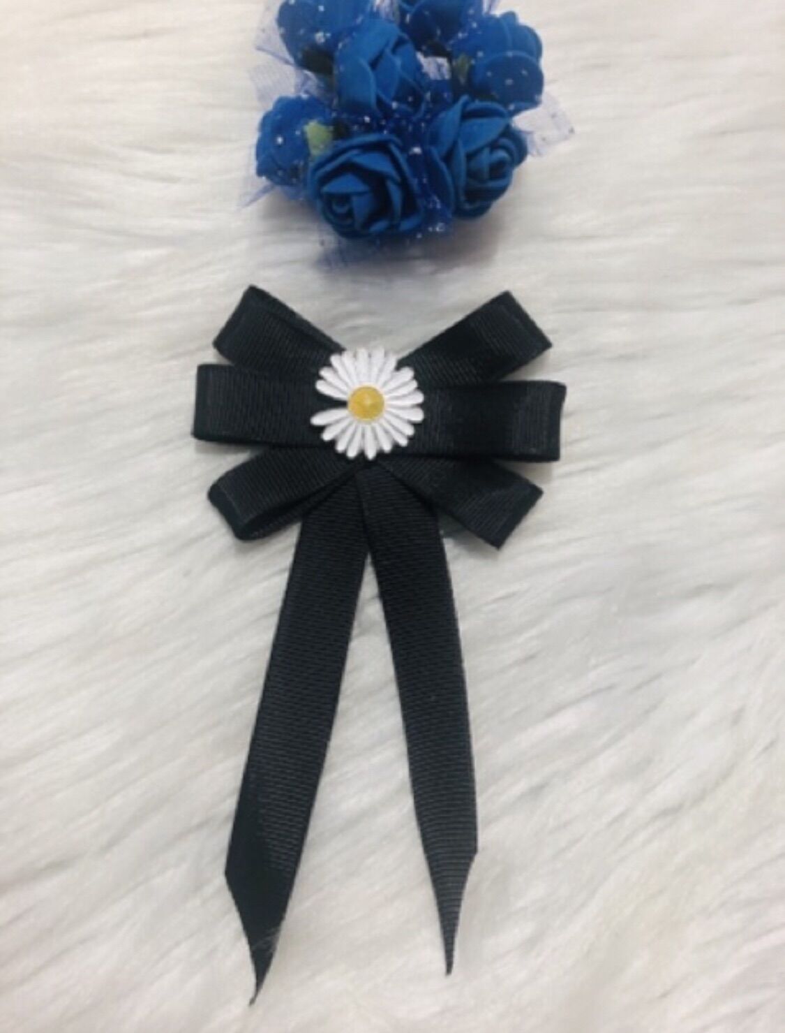 [HCM]Cài áo nơ vải có phối