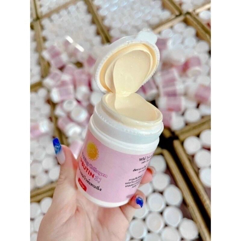 Kem kích trắng abutin hồng