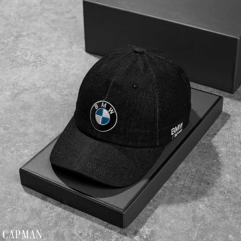 Mũ lưỡi trai BMW jean nam nữ nón kết vải jean cao cấp thời trang thể thao unisex phong cách Ulzzang