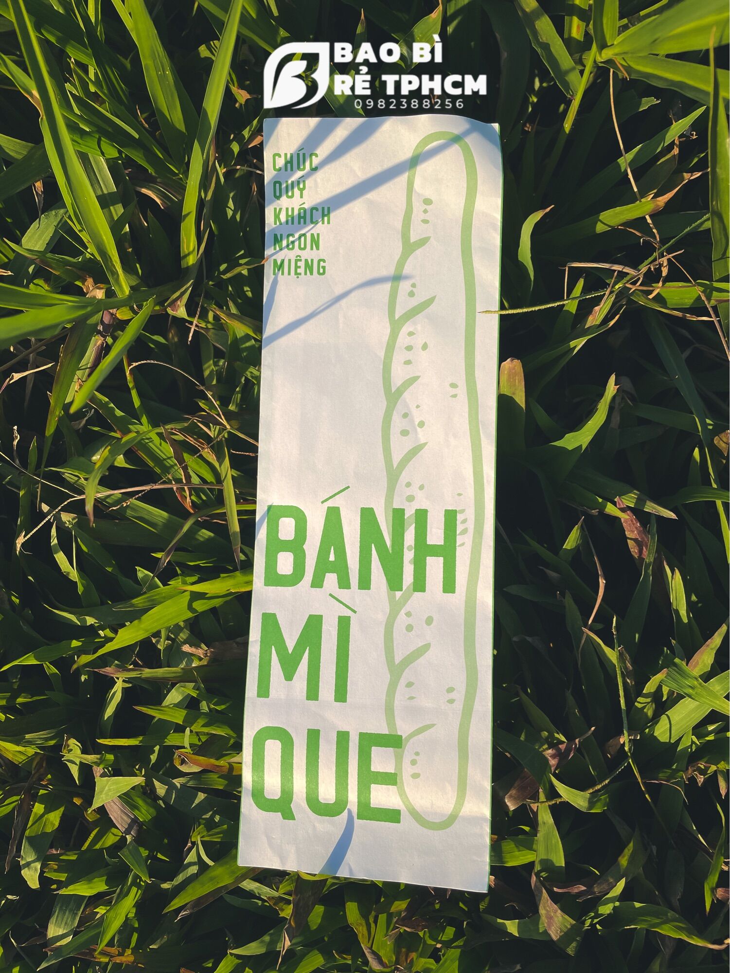 Túi Đựng Bánh Mì Que Xanh 1000 Túi