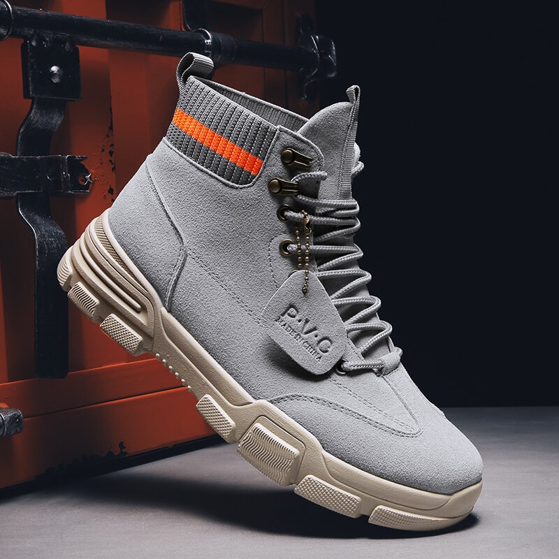 Bốt dr. martens bốt da đầu máy cổ điển kiểu mỹ phong cách anh cổ cao mùa hè cho nam bốt workwear leo núi ngoài trời chống nước cổ cao vừa