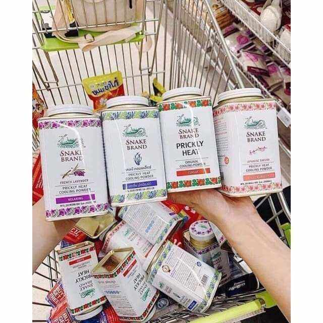 Phấn Lạnh Snake Brand Thái Lan - 140G
