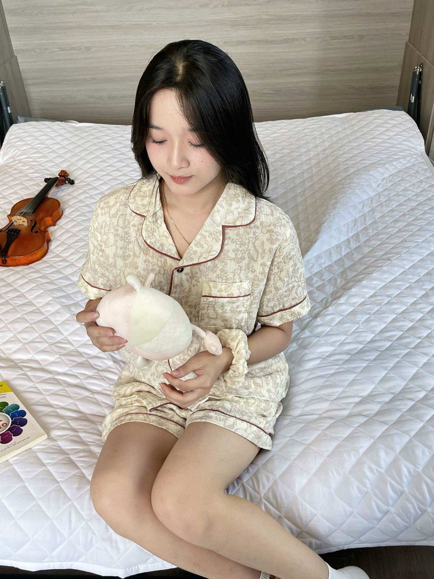 Bộ mặc nhà xô muslin .36-75kg .vải sợi tre .mềm.mịn. Thoáng .an toàn cho da