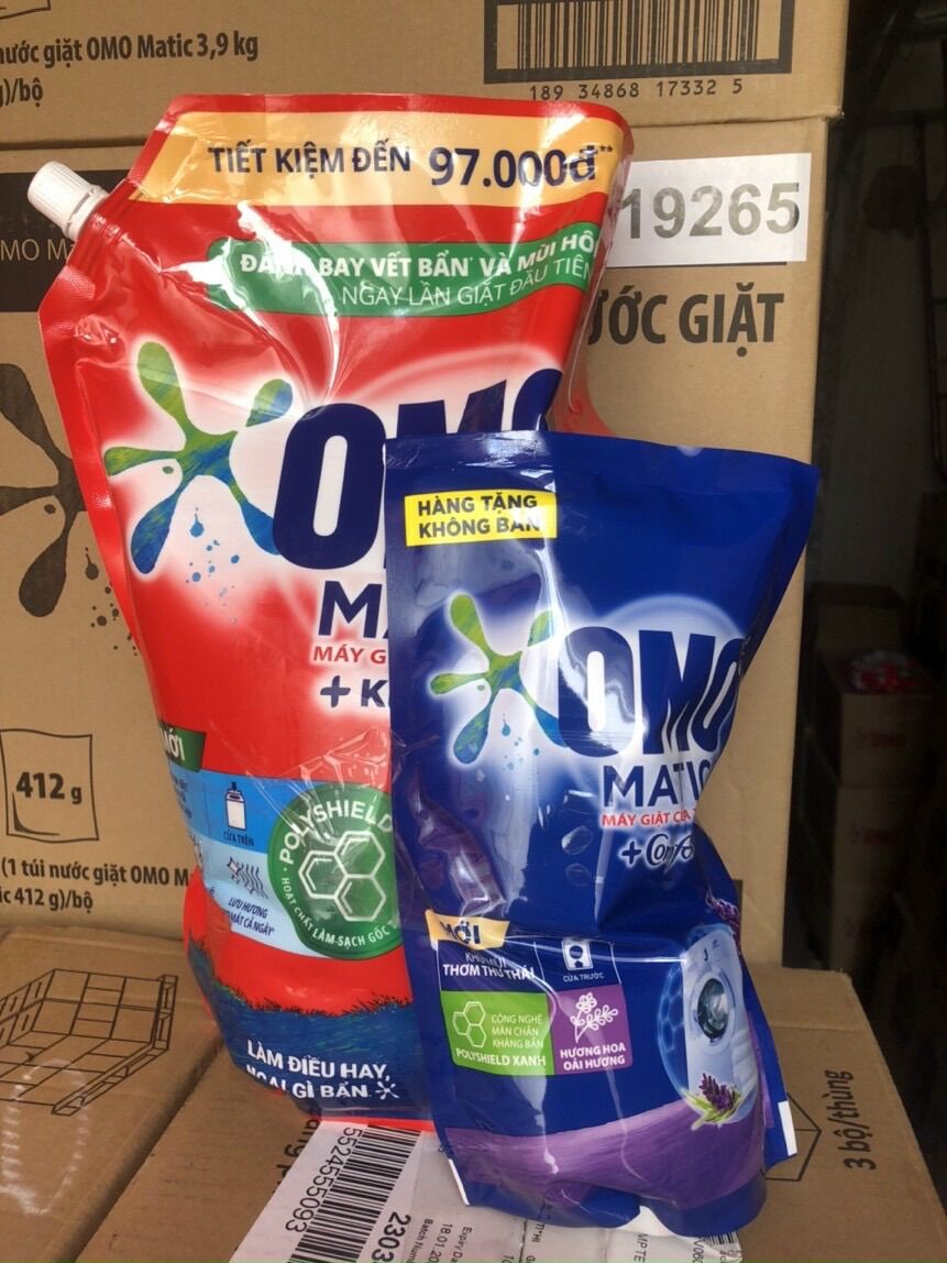Túi nước giặt omo 3.6kg