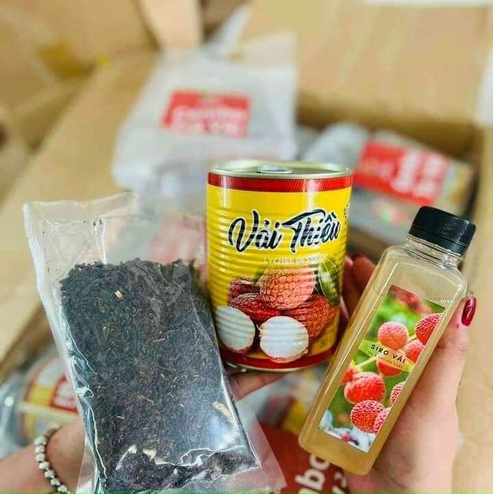 SET TRÀ VẢI TỰ PHA CHẾ TẠI NHÀ