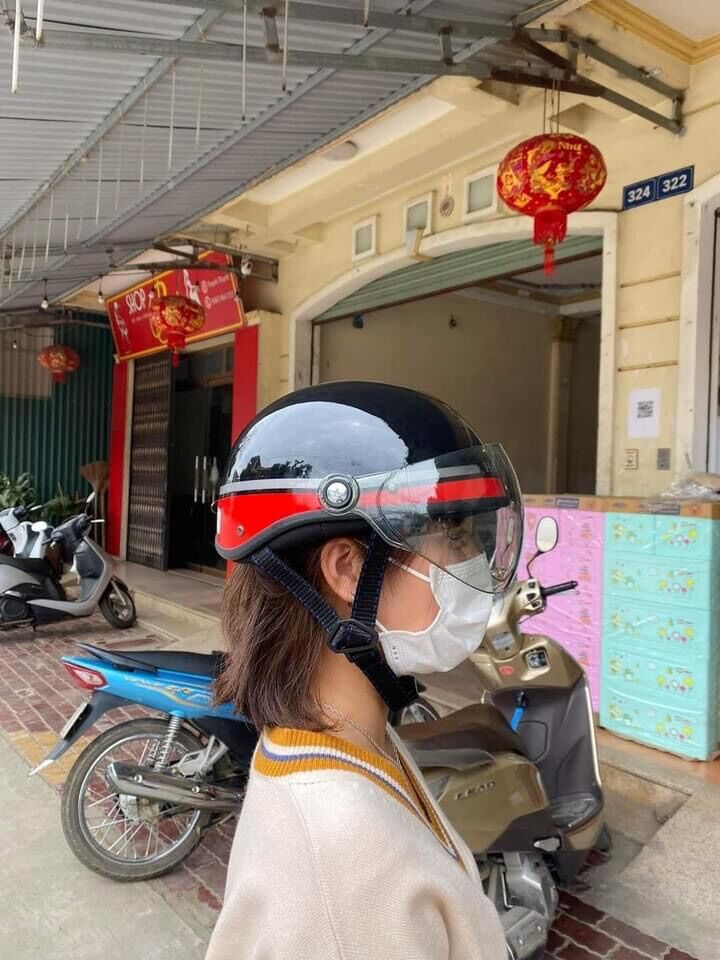 Mũ bảo hiểm honda nửa đầu