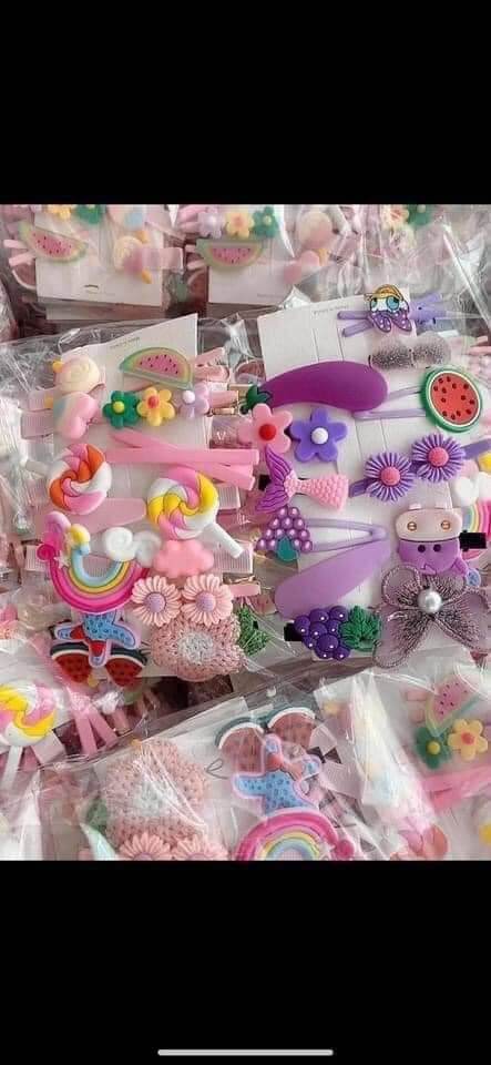 Set kẹp tóc 14 món cho bé gái