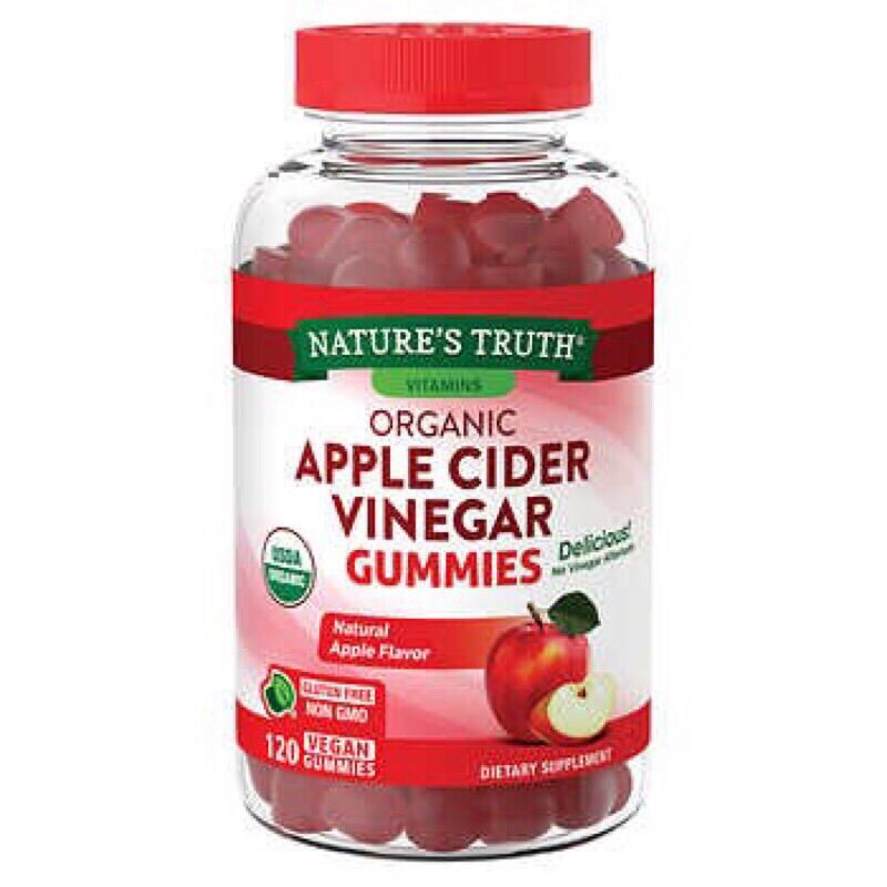 Kẹo dẻo Giấm táo giảm cân Nature s Truth Apple Cider Vinegar Gummies của