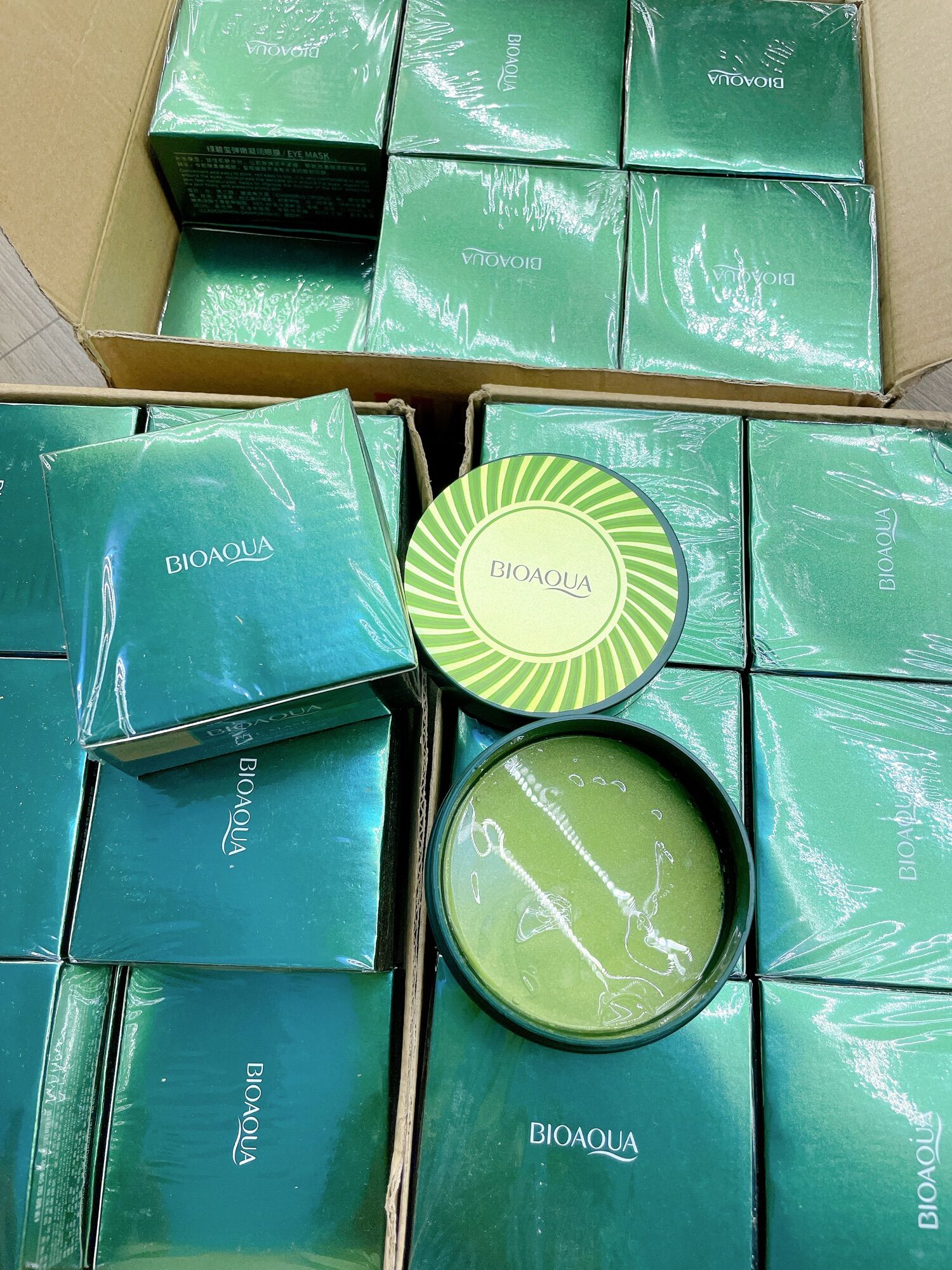 [HCM]Mặt Nạ mắt bioqua xanh