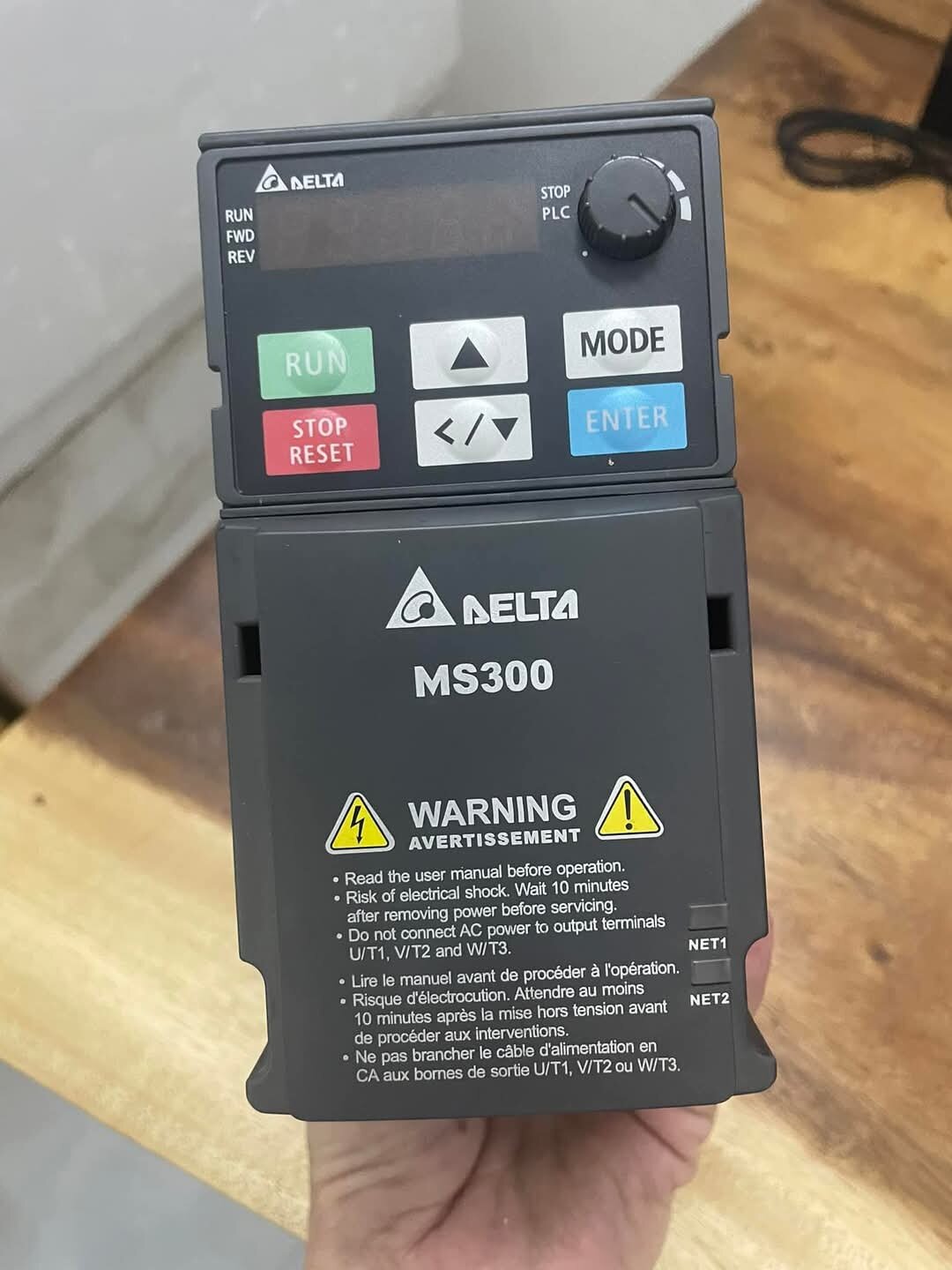 biến tần tần Delta MS300 công suất 400w hàng tháo máy đẹp  3 tháng