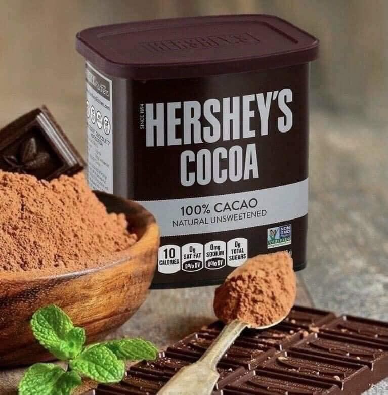 Bột Cacao Nguyên Chất Hershey Mỹ 226g Không Đường - Chị Vịt Shop