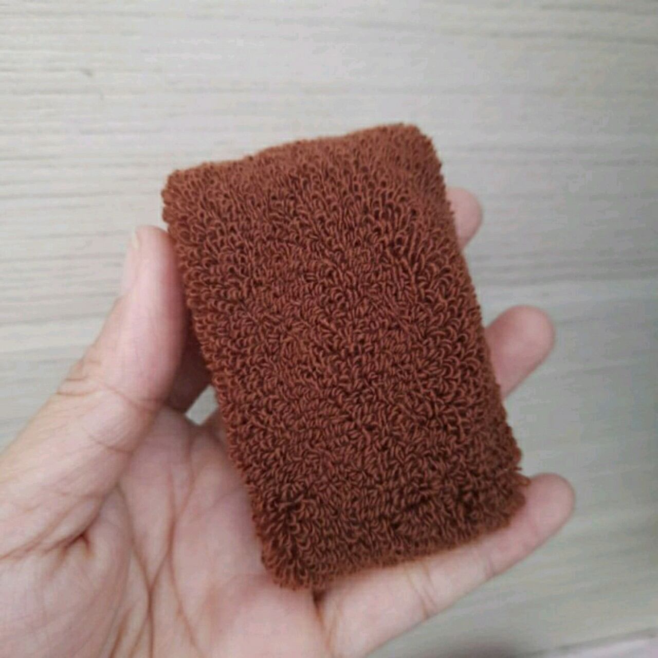 Túi 2 Len cột tóc mềm bản to nâu/đen (bản 4cm-4.5cm)