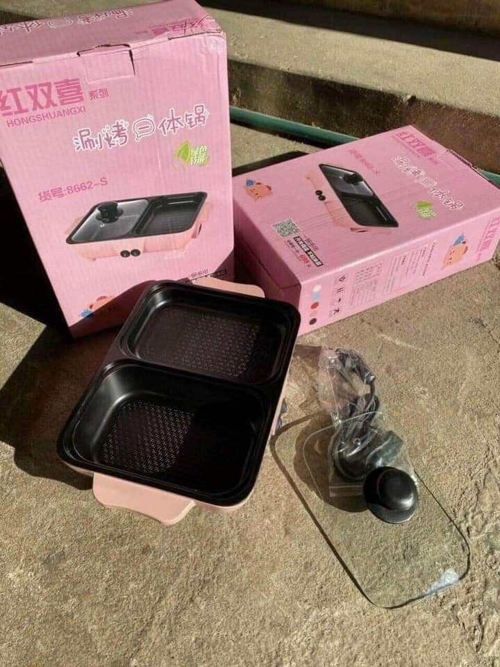 Nồi lẩu nướng 2 in 1. 