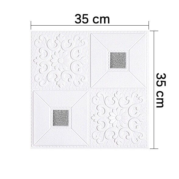 Combo 100 tấm xốp hoa văn tem khổ 35x35cm