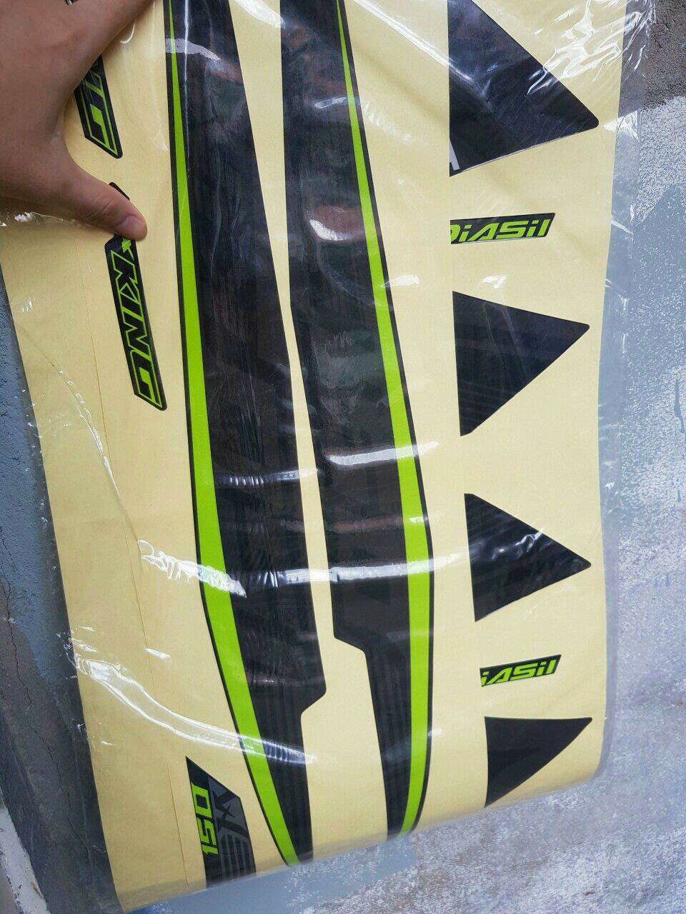 tem zin exciter 150 mx king xanh đen