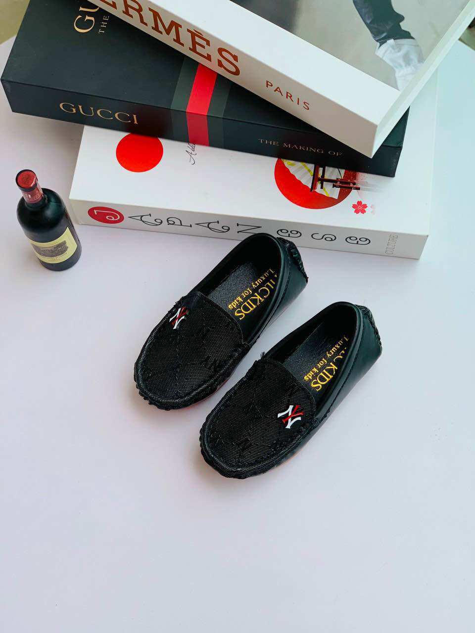 Giày lười trẻ em da mềm (xả kho)