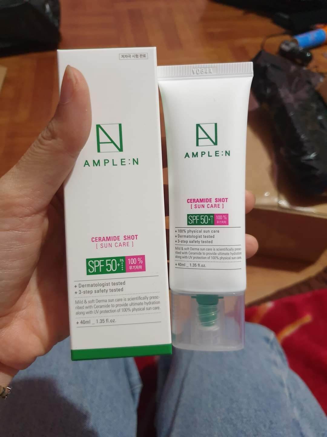 Kem chống nắng AMPLE:N CERAMIDE SHOT SUN CARE