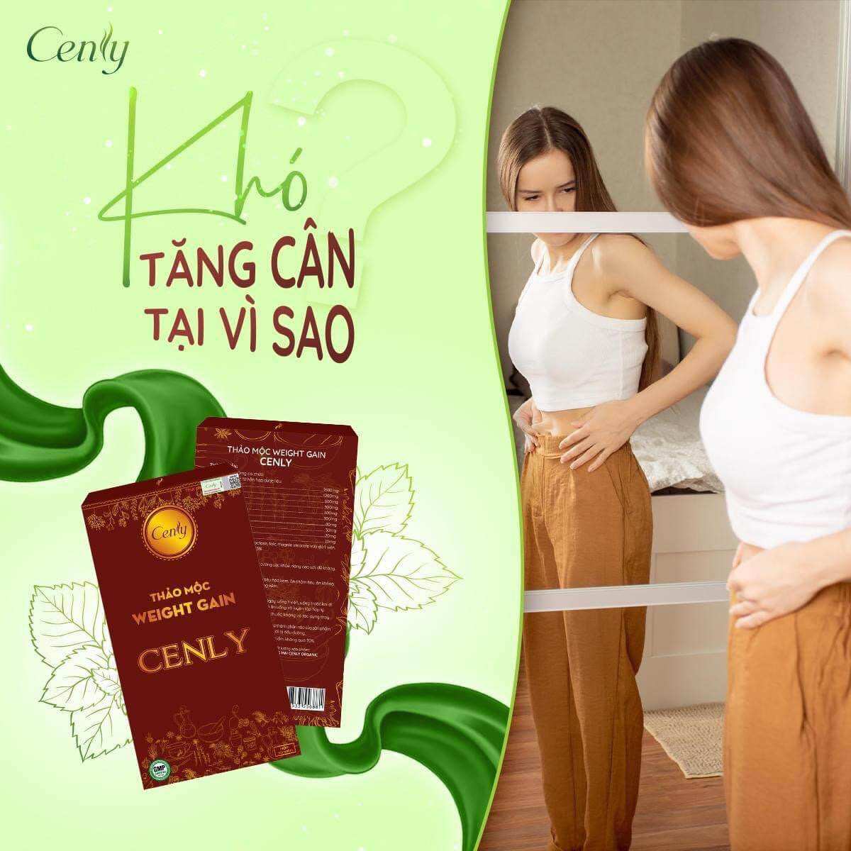 thảo mộc tăng cân gia truyền CenIy -Hộp 30 viên -Hàng CTY