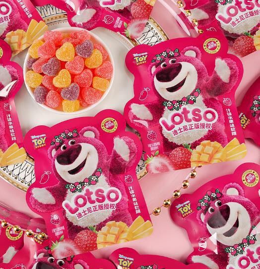 Kẹo dẻo trái cây bọc đường Gấu dâu Lotso thơm ngon