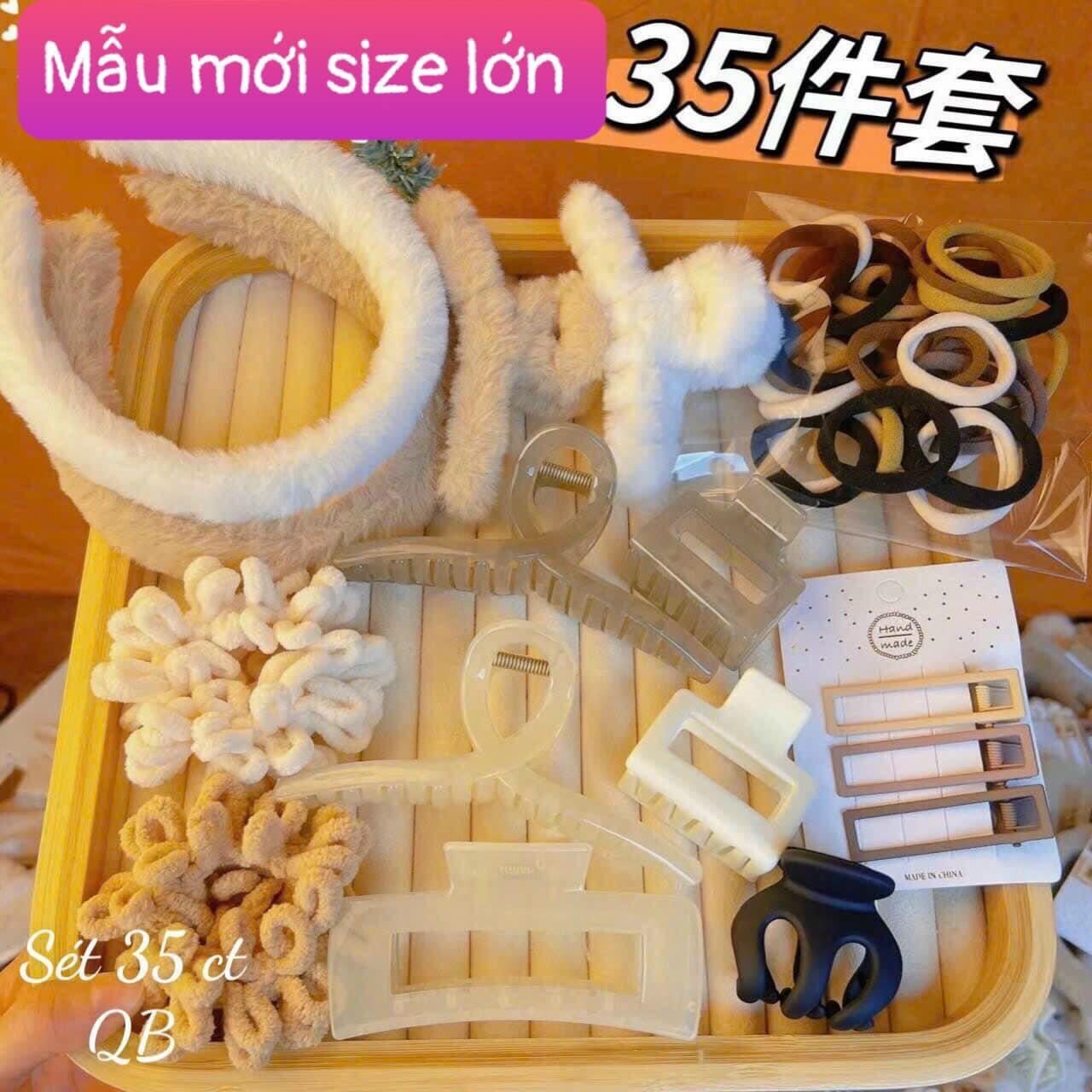 SET PHỤ KIỆN TÓC NHIỀU MÓN ( 35 CHI TIẾT)