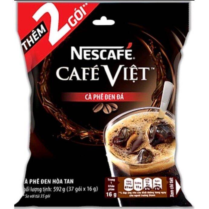 Cafe việt cafe đen đá cafe hòa tan nestcafe hủ 40 gói*16g