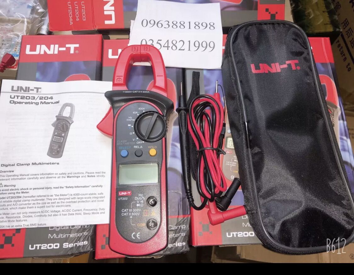 Đồng hồ ampe kìm ut203