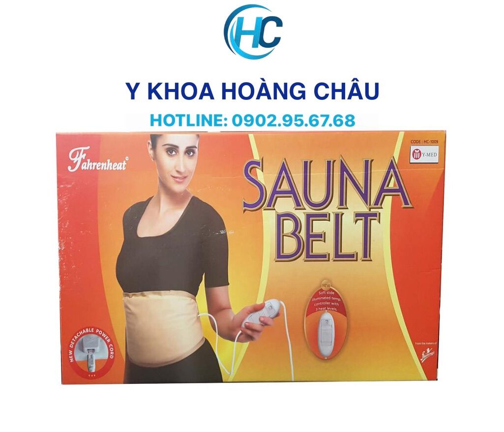 Đai quấn nóng giảm mỡ bụng Sauna Belt