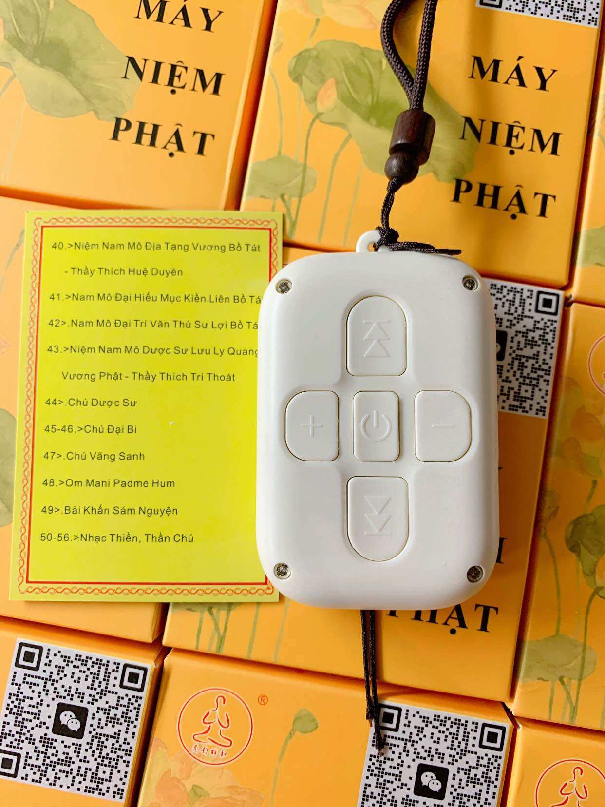 MÁY NIỆM PHẬT HOA SEN CÁT TƯỜNG BÌNH AN