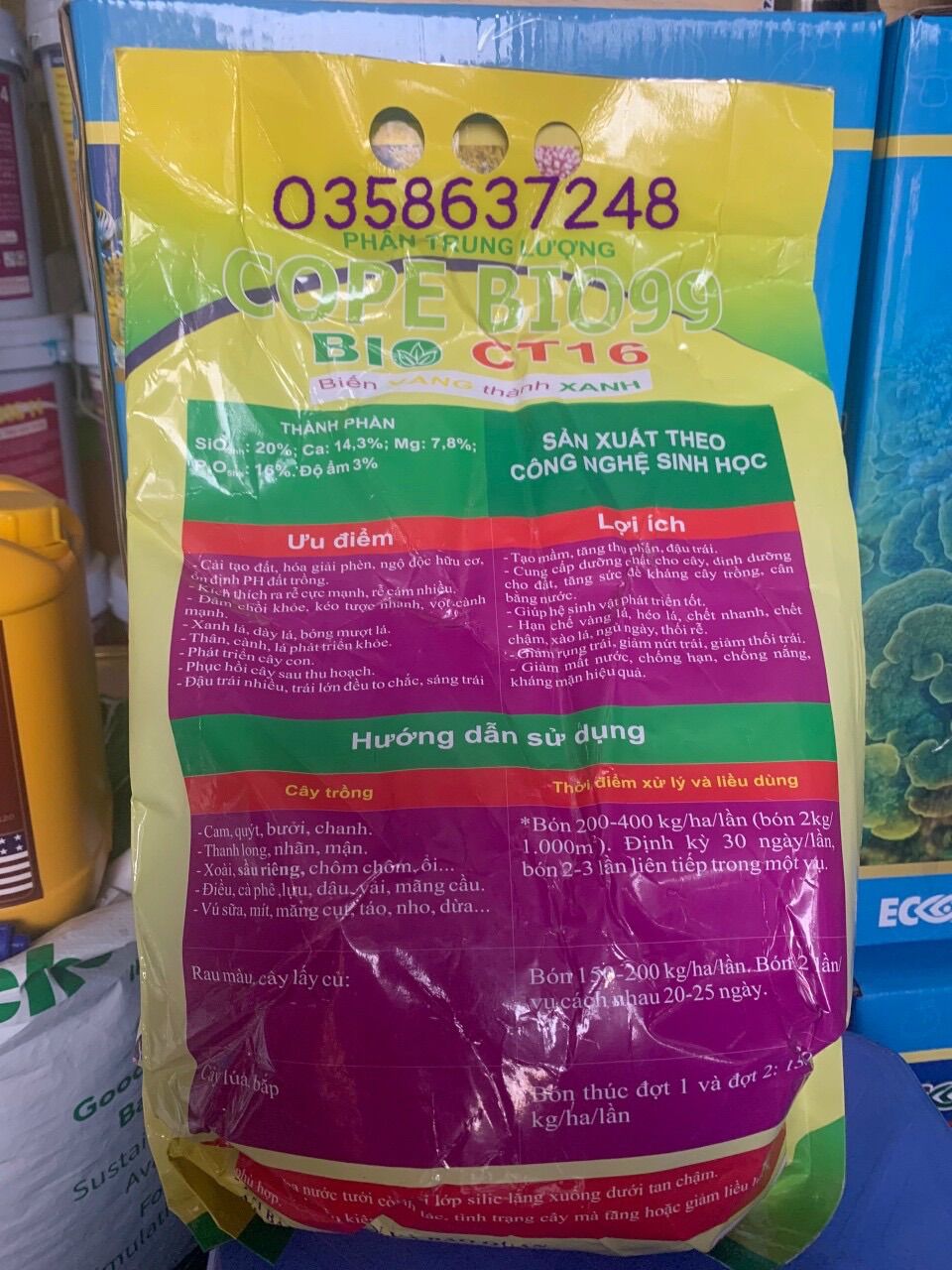 BIO CT16 (túi 5kg)