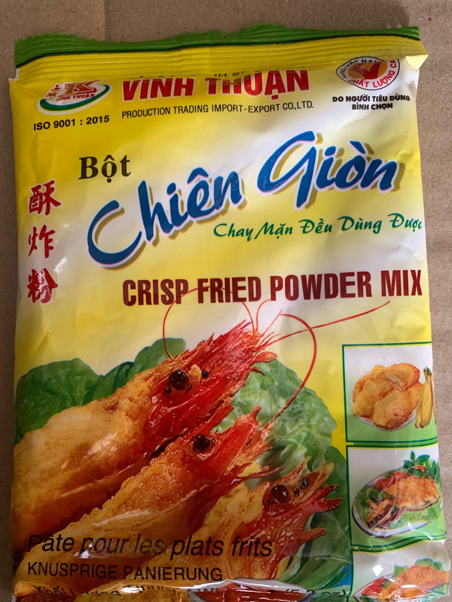 Chiên giòn vinh thuận