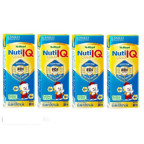 Sữa Pha Sẵn Nuti IQ Gold 180ml