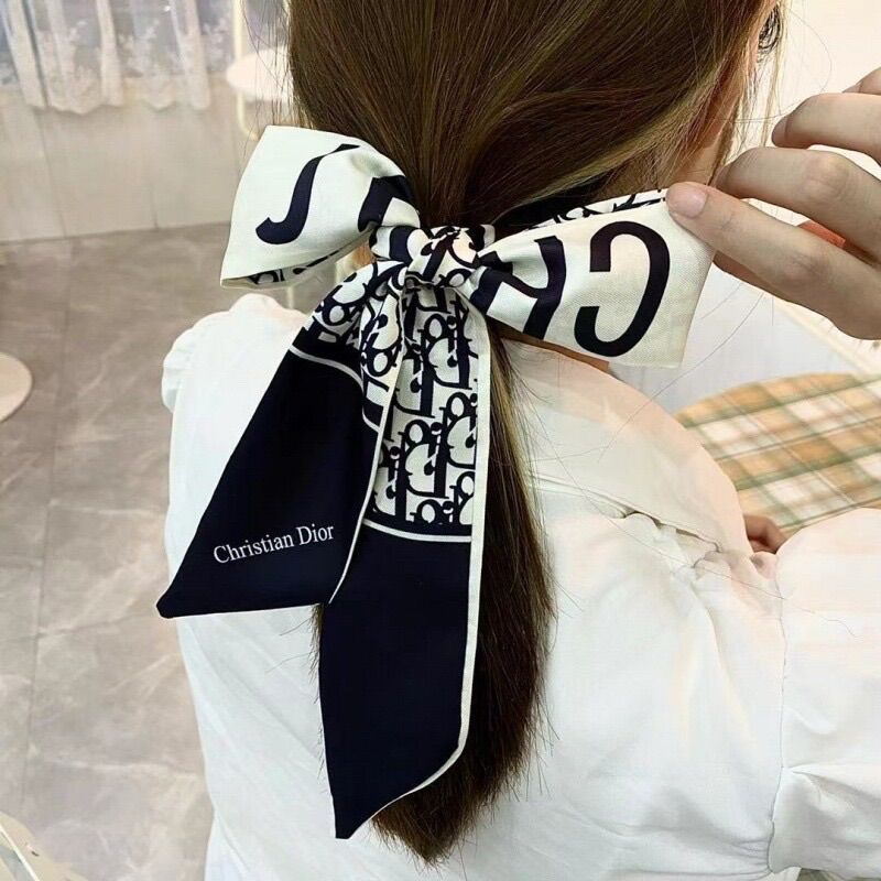Khăn  lụa quấn túi xách, phụ kiện khăn