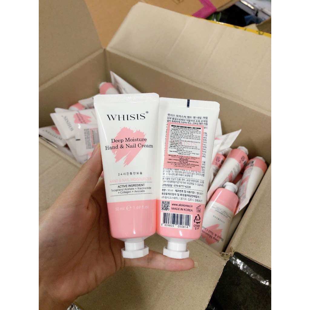 Kem Dưỡng ẩm tay, hand & Nail cream whisis và vaseline