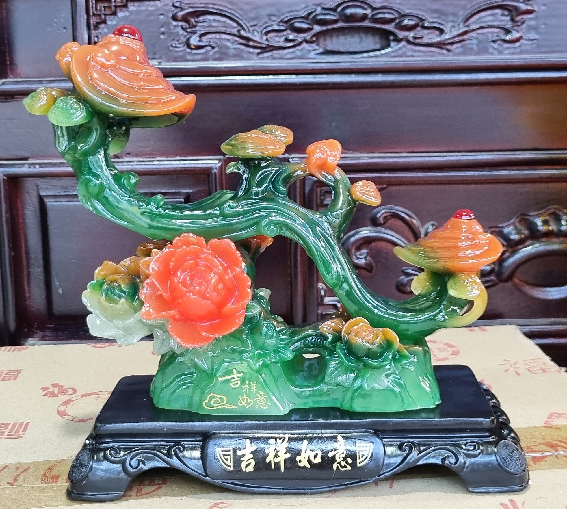 Cây gậy như ý phong thủy - tài lộc - may mắn - 24x12x23
