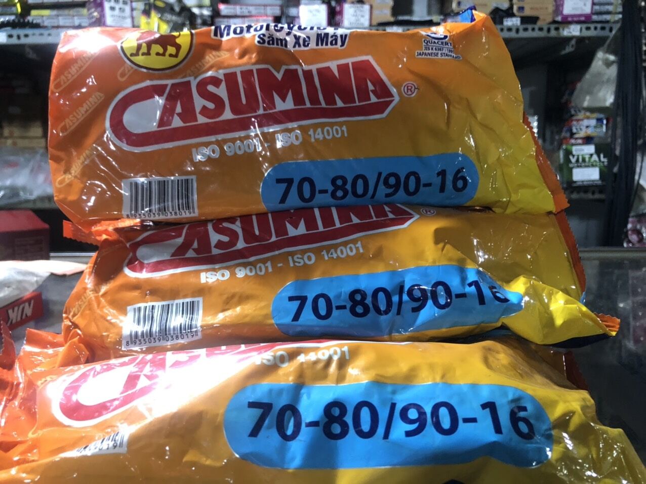 Ruột casumina trước, sau novou 70/90-16 - 80/90-16