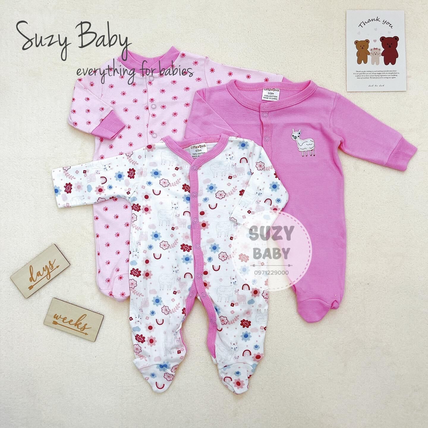 SET 3 BODY LITTLE DUCK