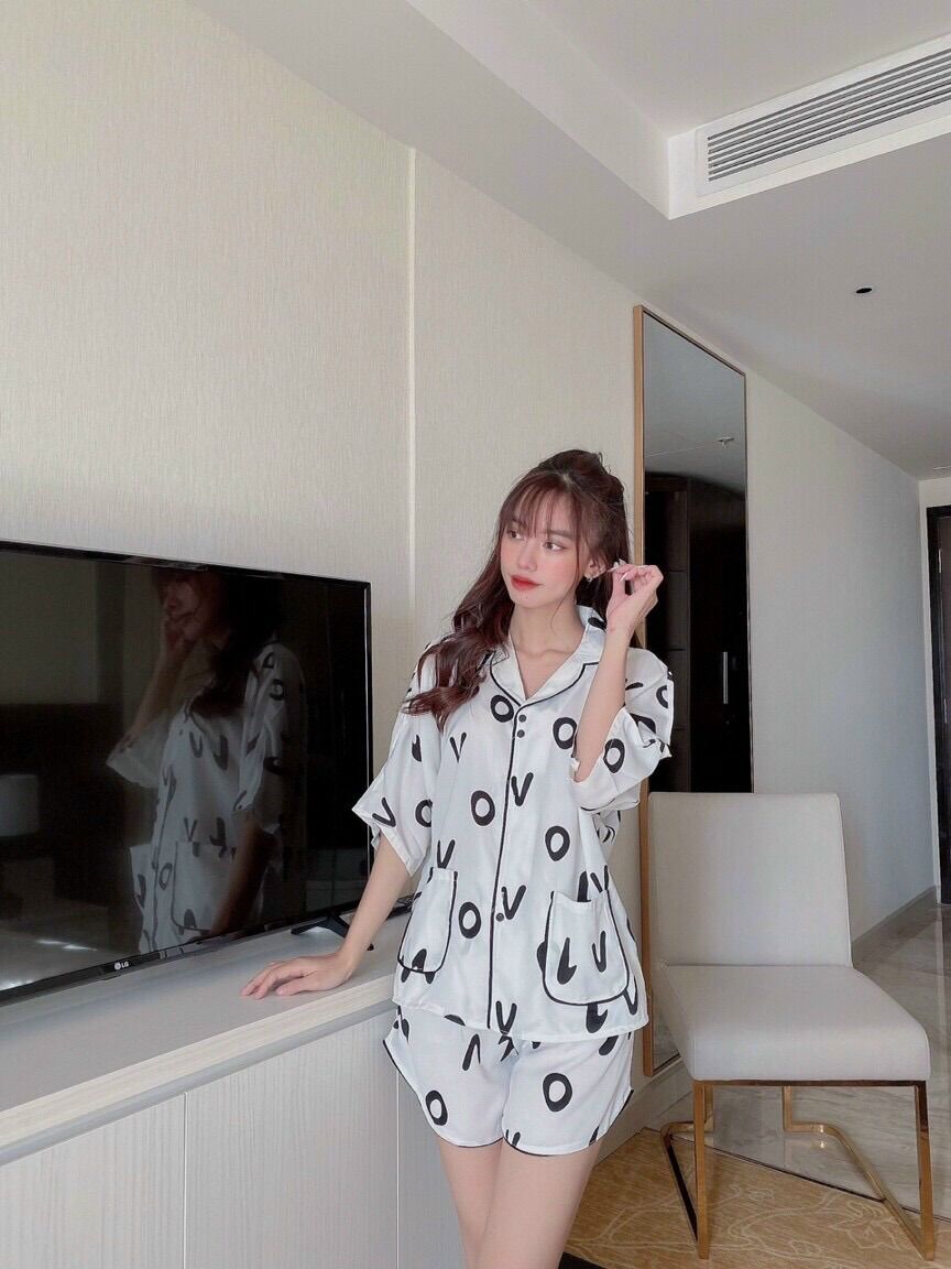 Đồ bộ đùi Satin