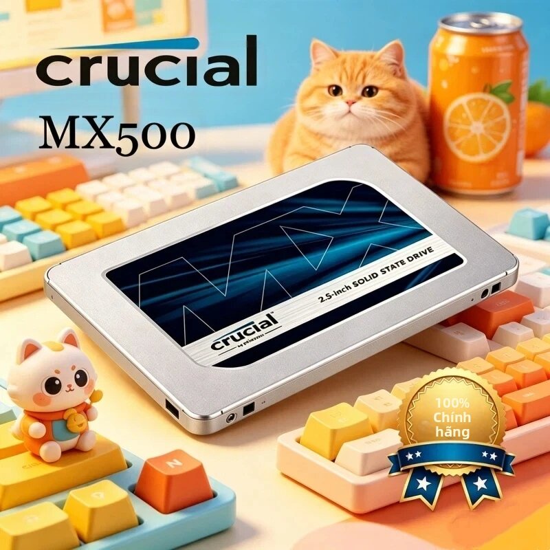 crucial | Ổ Cứng SSD Laptop Crucial MX500 BX500 2.5 Inch, SATA 240GB 500GB 1TB 2TB - 3D NAND TLC SATA III Giá 5,491,000 Đồng*Miễn phí vận chuyển