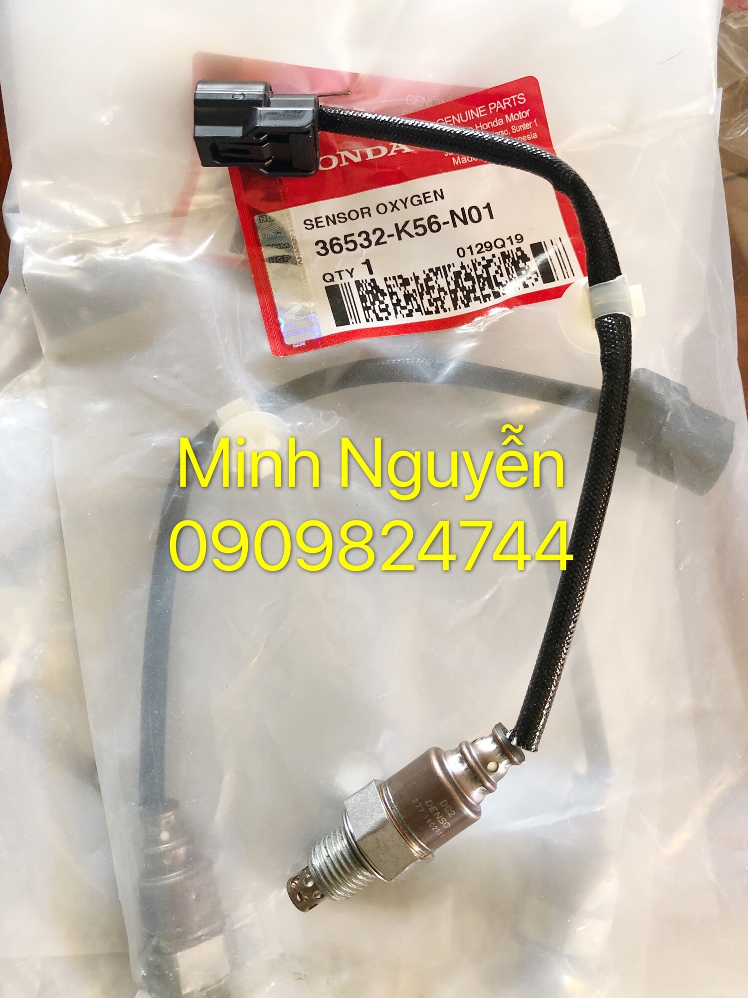 Cảm biến oxy xe sonic chính hãng honda