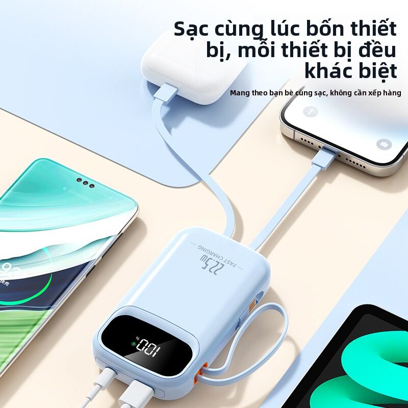  BASEUS | Pin Sạc Dự Phòng Cao Cấp Có Dây Cắm và Màn Hình Hiển Thị Số 20000mAh Phiên bản nội địa Trung  