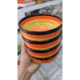 Set 5 cái chén sứ cầu vồng